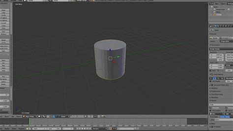 blender widen cylinder.
